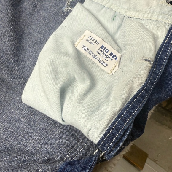 Wrangler Big Ben bib overalls, Blue Jeans, size 48x30 - Picture 4 of 7